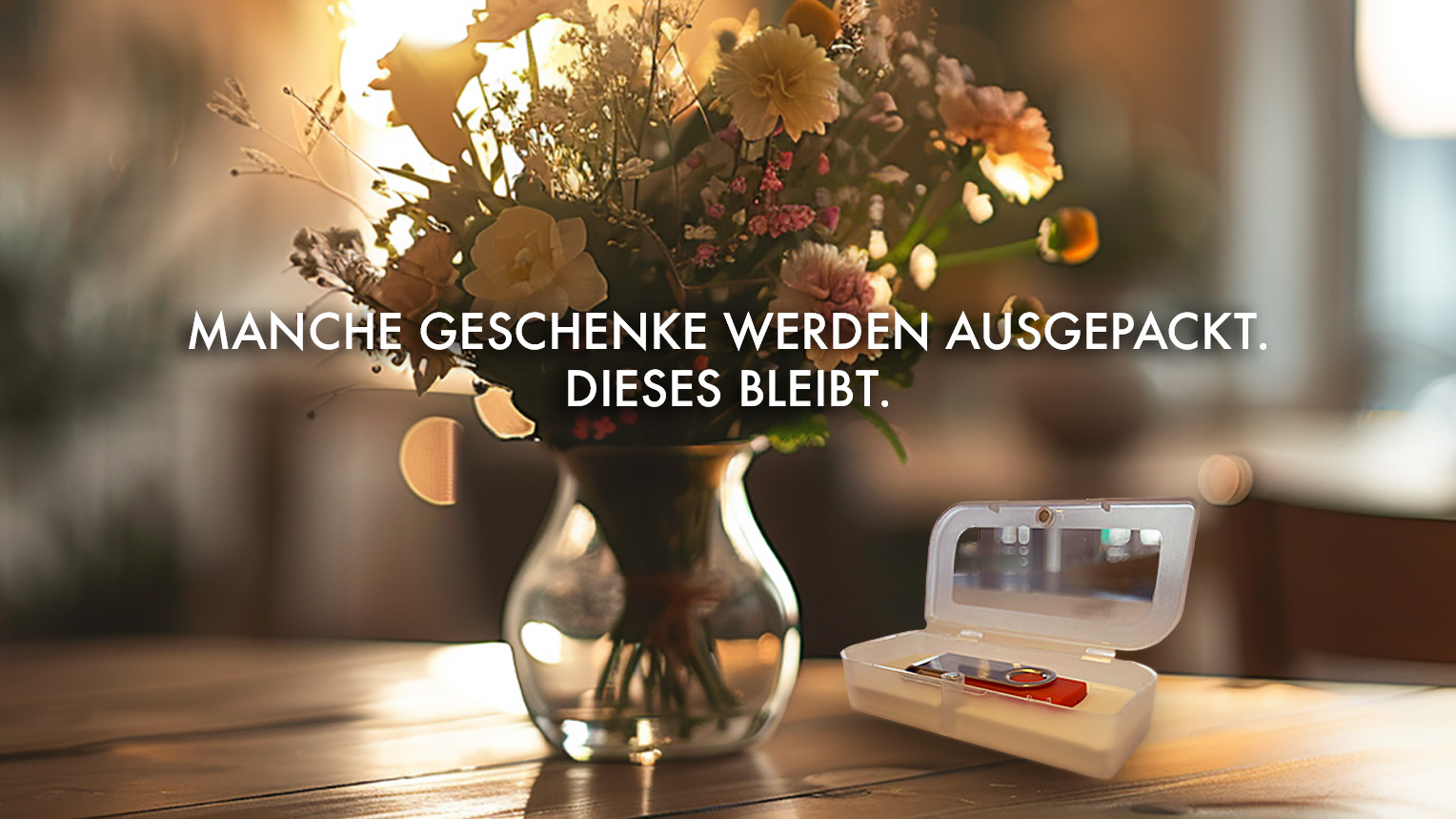 Personalisierter Song als Geschenk – USB-Stick in Geschenkbox für bleibende Erinnerungen