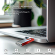 USB-Stick im Laptop, Musikdatei sofort abspielbar – Song2Heart Premium-Stick mit 16 GB Speicher, ideal für PC & TV.